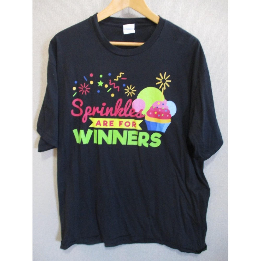 Sprinkles Are For Winners T Shirt Size 3XL Ice-cream Birthday